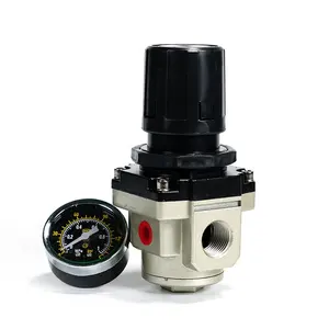 SMC katup Regulator tekanan udara, Regulator penyaring udara pneumatik tipe AR5000-06/AR5000-10 G3/4 "G1"