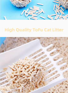 Lettiera per gatti di alta qualità per gatti Super pulita, Tofu, per gatti, per gatti, controllo degli odori, 6L prezzo di fabbrica alla rinfusa, amido di mais, lettiera per gatti - Product Image 3