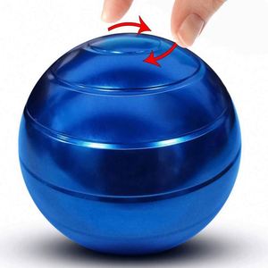 Small <b>Cube</b> <b>Puzzle</b> Ball Fidget Spinner Drone Stainless Steel Blue Egg Toy New World Toysrunner - Product Image 3