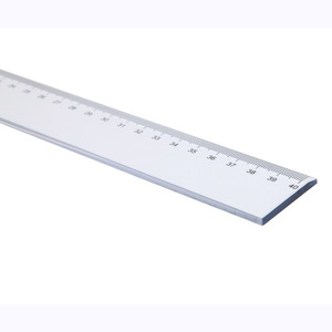 Comix B3252 Regla de 40 cm de plástico transparente para dibujo, suministros educativos de oficina - Product Image 1