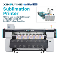 Imprimante à sublimation XinFlying à 4 têtes, 76 pouces, format grand automatique, I3200 I1600, imprimante à sublimation à sec pour maillots de football