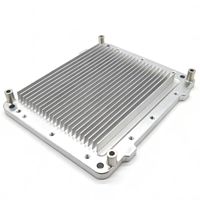 Plaque de refroidissement liquide pour équipement médical en bloc d'aluminium CNC sur mesure, brasage sous vide, soudage par friction, refroidisseur à eau
