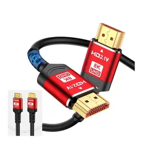 Kabel MI HD HDR dinamis, resolusi 48Gbps kecepatan tinggi 8K 60Hz 4K 120Hz