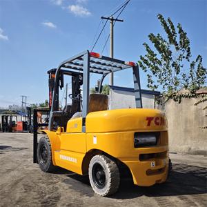 Used TCM FD50 Diesel Forklift 3t-10t 3m-8m Hydraulic Side Shifter <b>Small</b> Pallet Lifts for <b>Container</b> Use - Product Image 5