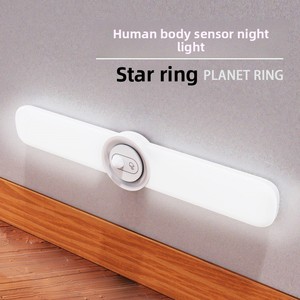 SIXWGH Luce con Sensore di Movimento PIR Ricaricabile, Design <span class=keywords><strong>a</strong></span> Barra con Autofocus, Uso Universale, Dimmerabile, Montaggio Magnetico per Casa e Garage - Product Image 4