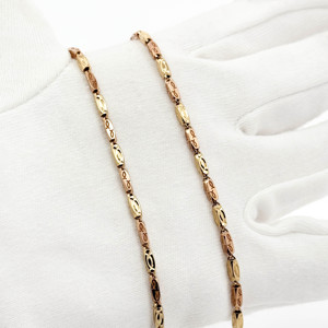 Collier de luxe en or massif 18 carats avec motif poisson, design unique pour femme, bijoux fins, accessoires pour lunettes et montres GOLDTECH - Product Image 6