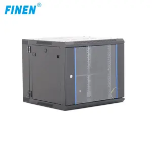 Wall Mount Server Rack Cabinet Supplier Double Layer 6U 9U 12U 15U 18U Networking Cabinet Wall Mounted Rack Server Cabinet With L Rails