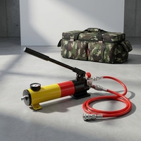 Kit d'outils de sauvetage hydraulique combiné, cisaille-casseur portable, écarteur, pompe manuelle pour la lutte contre les incendies et les interventions d'urgence