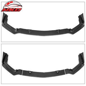 Pour Infiniti Q50 modèle Sport 2014-2017, kit carrosserie de haute qualité en fibre de carbone imprimée, lèvre de pare-chocs avant 3 pièces - Product Image 3