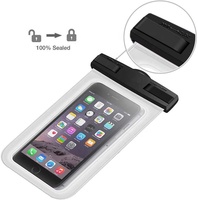 Universal Electronic Consumer Accessories Diving Vacation IPX8 Swimming Plastic Waterproof Phone Bag