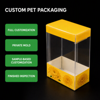 Boîte en plastique PET avec impression de logo personnalisée, emballage haut de gamme pour le thé, le thé de chrysanthème et le thé floral