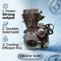 150cc Engine Assembly for CG150 Motorcycle - 4-Stroke Air-Cooled for Motorcycles and Tricycles