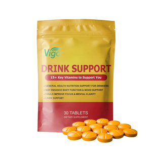 Vigo Anti <span class=keywords><strong>Alcohol</strong></span> Drink Support Suplemento con Kudzu Milk Thistle Holy Basil - Product Image 1