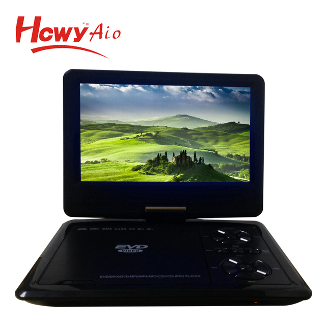 Portable 14 Inch DVD Player With USB\SD Card Game Use