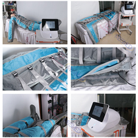 Appareil de pressothérapie infrarouge 3 en 1, combinaison amincissante, 24 airbags, machine de drainage lymphatique par compression pour salon de beauté