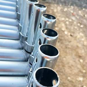 Accessoires d'échafaudage Barre de connexion en acier galvanisé Q235 avec trou de 8,0 mm pour échafaudage trapézoïdal - Product Image 5