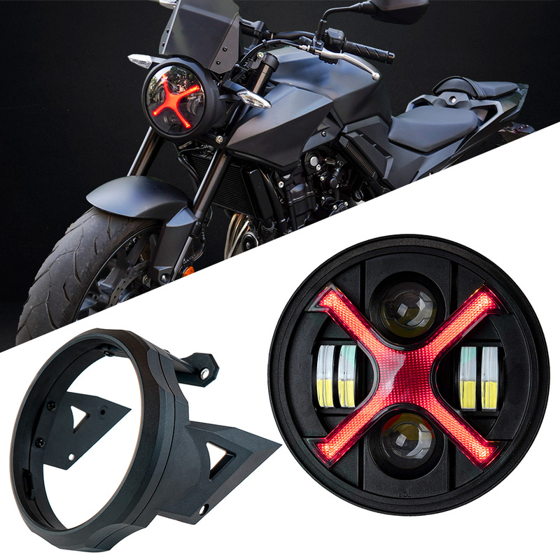 LED 7inch Headlight X Type Appearance