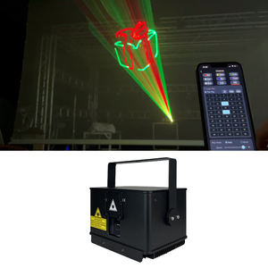 Projecteur laser mini-scène RGB pleine couleur 3D animé, contrôlé par application, IP54, 1W 2W 3W 5W 6W - Product Image 1