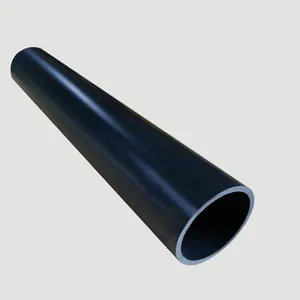 Sortie d'usine tube pvc 3m 20mm conduit électrique rigide noir pour de multiples applications industrielles