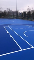 Peinture élastique pour terrain de basket-ball et de pickleball, système de terrain de basket-ball complet à base d'eau, directement du fabricant