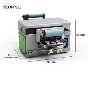 Impresora UV de Cama Plana Sonpuu 4060 para Pequeños Negocios, Impresión de Rollo a Rollo, Película AB, Etiquetas de Cristal, Adhesivos, Tazas, Impresora de Inyección de Tinta UV - Product Image 4