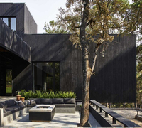 LEED Passivhaus Surface Charred Wood Gebranntes Holz Burnt Wood Siding Madera Carbonizada Yakisugi Charred Timber Shou Sugi Ban