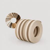 Bande de chant en PVC ABS lisse, directement de l'usine, largeur personnalisée 0,4 mm, 0,45 mm, 0,8 mm pour armoires de cuisine et portes en MDF