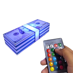 Floating Money Model Creative <b>Night</b> <b>Light</b> with 16-color <b>LED</b> <b>Light</b> Touch Control ABS Material-Trendy Technological Product - Product Image 1