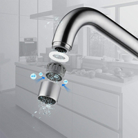 Robinet 3 en 1 fabriqué en Chine, salle de bain, luxe, or, robinet de salle de bain chaud et froid, robinet de cuisine en laiton, lavabo mural, acier inoxydable, robinet de cuisine
