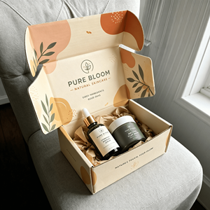 Setting Spray DTC Packaging Boxes E Flute Die Cut Mailer <b>Box</b> Custom Packaging - Product Image 4