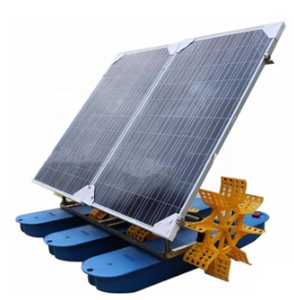 Aérateur solaire à pales pour grand bassin 1 CV, pompe d'aération solaire pour pisciculture SSC2-48/750 - Product Image 1