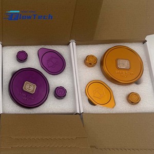 ชุดแต่งฝาครอบห้องเครื่องยนต์ FlowTech 6061 อลูมิเนียม สำหรับ Honda Civic FL1 รุ่นที่ 11 ปี 2022+ – ฝาปิดน้ำหล่อเย็น + ฝาปิดแอร์ + ฝาปิดจานรองน้ำมัน 3 ชิ้น - Product Image 5
