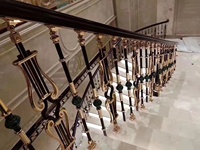 Piliers de balustrade d'escalier en aluminium noir, colonne générale pour décoration familiale, Simple