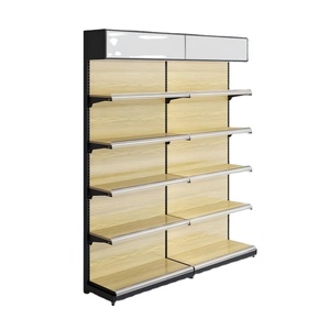 Nouvelles étagères de vente au détail en bois double face écologiques pour supermarchés, gondoles, dispensaires, pharmacies et chaînes de magasins – Livraison gratuite - Product Image 5