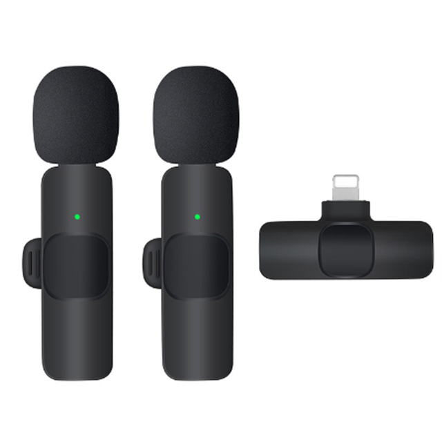 Free Sample NEEXXT K9 Dual K9i Dual 2.4GHz Portable Mini Microphone Wireless Recording Microphone for Smart Phone