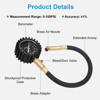Manomètre numérique de pression des pneus de voiture et de moto avec TPMS Godeson GH01S-QBR2 Haute Qualité
