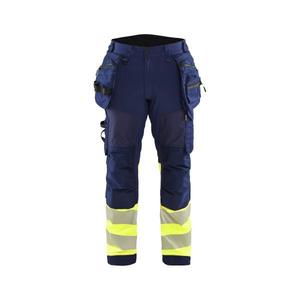 BLAKLADER - 182125138933C60 Pantalon Softshell haute visibilité Bleu marine/jaune-EAN 7330509878439 HI-VIS WORKWEAR - Product Image 1