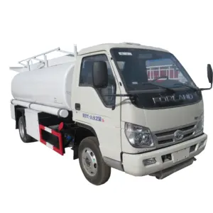 Foton Forland มินิเรือบรรทุกน้ำมันการใช้การจัดส่งการบิน Refueler 3000L 2000l ด้านล่างโหลดขนาดเล็กการใช้ Bowser 3m3 5m3