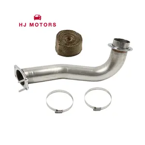 Knalpot 3.5 inci L5P Downpipe untuk Chevrolet Silverado & GMC Sierra 2017-2023 l5p Duramax 6.6L pipa knalpot Downpipe l5p