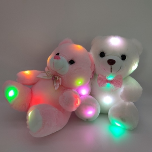 Osos de Peluche Luminosos de Colores para el Dí<span class=keywords><strong>a</strong></span> de San Valentín, Osos de Peluche con <span class=keywords><strong>Luces</strong></span> <span class=keywords><strong>LED</strong></span>, Juguetes de Peluche Suaves - Product Image 3