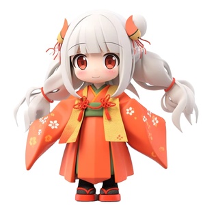 Jouet artistique en vinyle personnalisé, poupée gigogne russe traditionnelle en PVC, figurine d'action japonaise traditionnelle, jouet au design personnalisé - Product Image 2