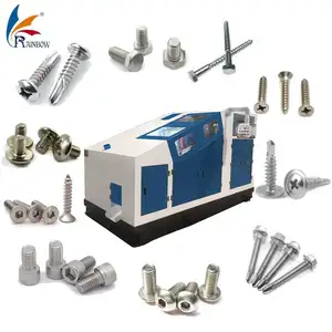 Automatic Pipe Threading Machine Head Hex Bolt Production Line Thread Rolling Machine