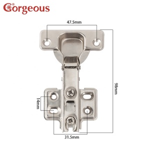 Gorgeous F710 <span class=keywords><strong>Muebles</strong></span> Hierro 35mm Bisagra bidireccional Venta al por mayor <span class=keywords><strong>Bisagras</strong></span> <span class=keywords><strong>para</strong></span> puertas de gabinetes <span class=keywords><strong>Bisagras</strong></span> pequeñas Níquel <span class=keywords><strong>para</strong></span> <span class=keywords><strong>muebles</strong></span> Moderno 14-23mm - Product Image 4
