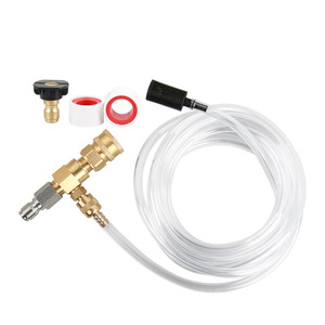 Kit de Inyector de Químicos para Lavadora a Presión <span class=keywords><strong>Amazon</strong></span>, Conexión Rápida de 3/8, Boquilla Ajustable para Espuma de Jabón, 4000 PSI - Product Image 1