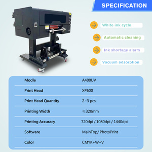 UV DTF Printer All in One Digital Roll to Roll Film Sticker Leather XP600 Automatic <b>Machine</b> - Product Image 2