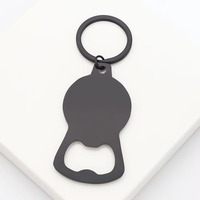 Porte-clés décapsuleur vierge pour sublimation, formes variées, finition bicolore, personnalisable pour événements de bar et souvenirs