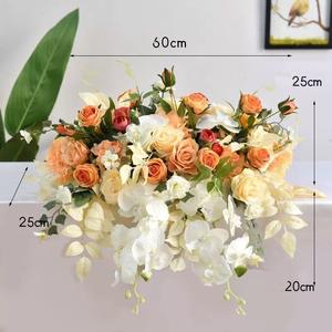 ลูกบอลดอกไม้ทำจากผ้าไหมเทียมอุปกรณ์ตกแต่งงานแต่งงานดอกไม้ประดับแบบสมจริงต้นไม้ประดับโต๊ะกลางโต๊ะสำหรับวันแม่ - Product Image 6