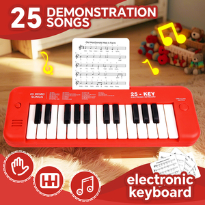 Excelente Regalo <span class=keywords><strong>para</strong></span> Niños, <span class=keywords><strong>Piano</strong></span> de 25 Teclas con <span class=keywords><strong>Partituras</strong></span> y Canciones de Demostración, Juguetes <span class=keywords><strong>para</strong></span> Niños, Teclado de <span class=keywords><strong>Piano</strong></span> Eléctrico <span class=keywords><strong>para</strong></span> <span class=keywords><strong>Principiantes</strong></span> - Product Image 2