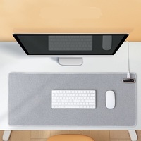 Grands tapis de souris d'entrée 800x330mm AC220V pour garder les mains au chaud avec fonction de rappel intelligent pour le travail, coussins de bureau chauds, offre spéciale