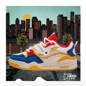 Chaussures décontractées de skate respirantes et personnalisables pour hommes, style mode 2026, à semelle épaisse, pour la marche – Grande vente - Product Image 3